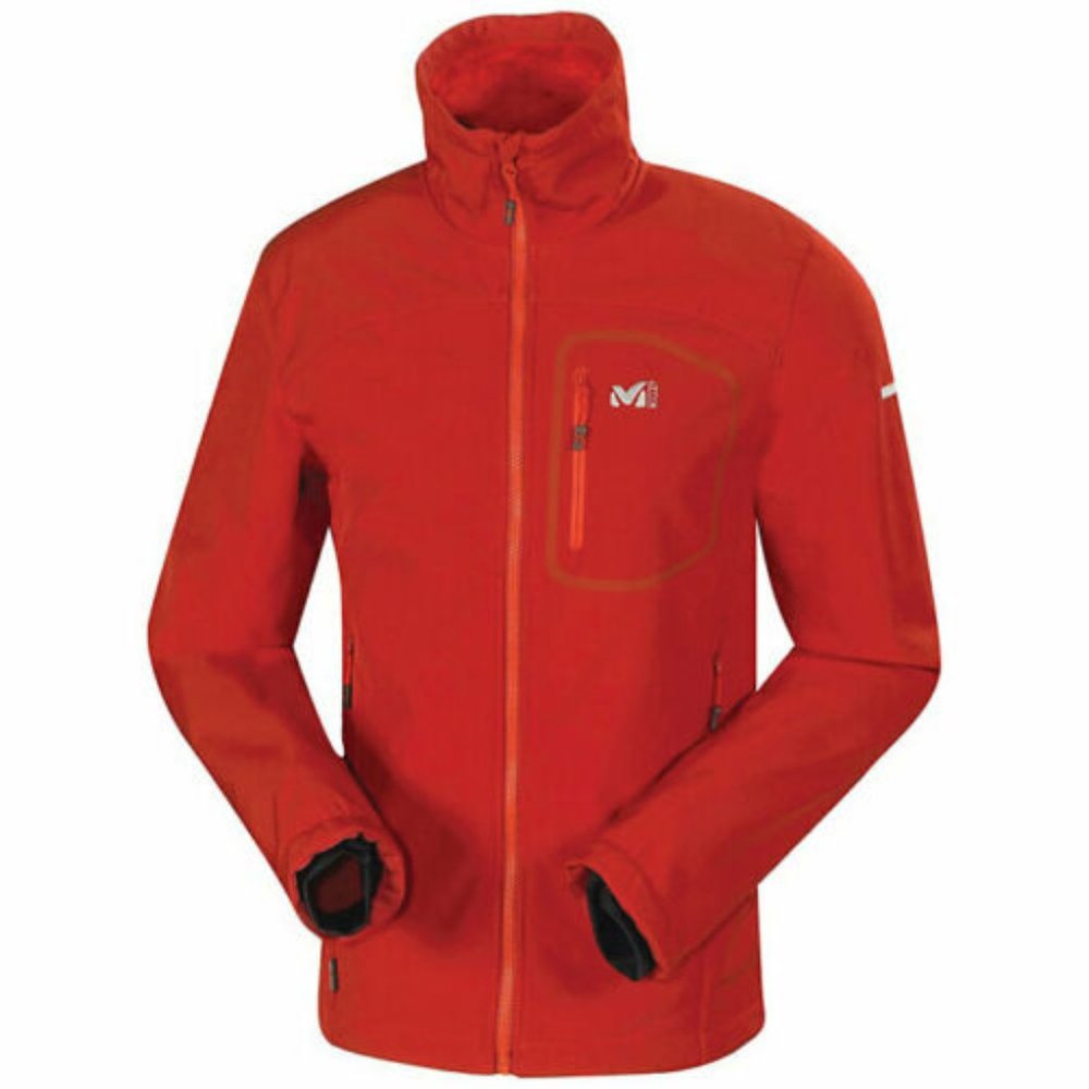 NEW Millet Red Jacket Action Shell Insulated Mens